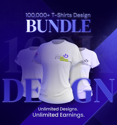 
              
                100,000+ T-Shirts Design Bundle
              
            